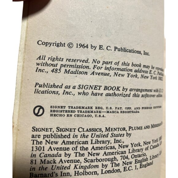 Mad Power Paperback Book By E.C. Publications 1964 Signet Edition - Picture 3 of 15